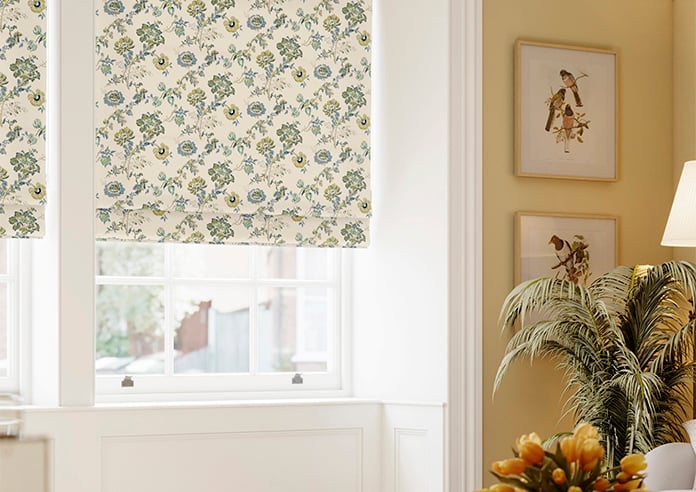 Land & Shore Orchard, Green - Twist&Fit Roman Blind - Image 5